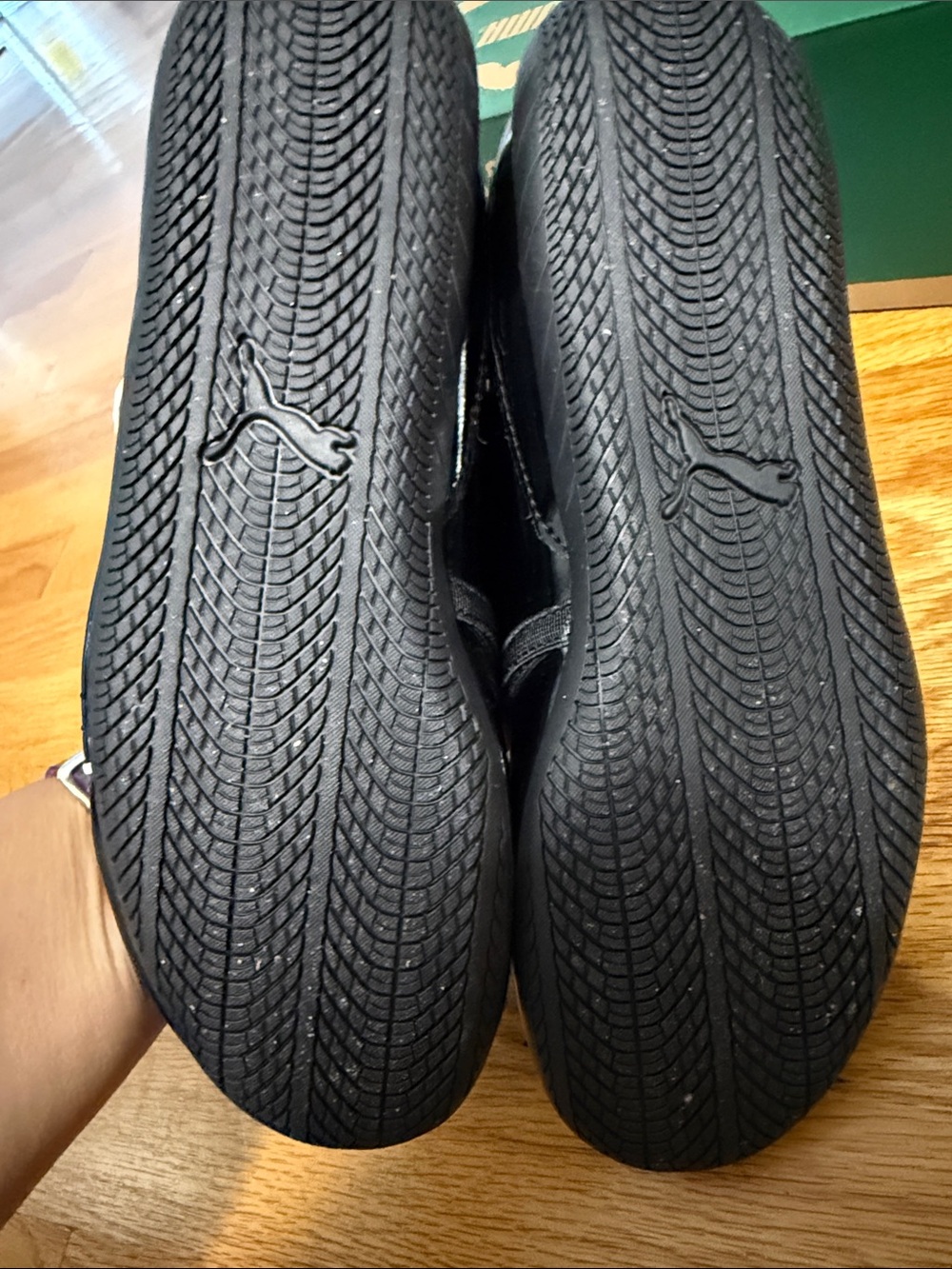 Puma Speedcat Ballet Flats Black White Glossy 9 - Picture 3 of 8